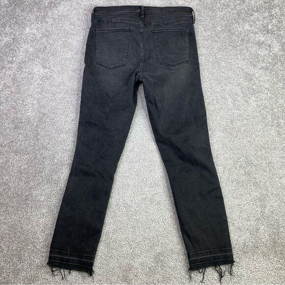 Abercrombie & Fitch Jeans Women's 29 Black Simone High Rise Ankle Skinny - Picture 3 of 10
